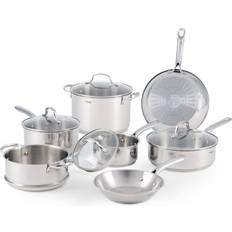 Tefal Cookware Tefal Stainless Steel Cookware Set with lid