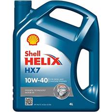 Shell helix hx7 10w40 biludstyr Shell Helix HX7 Synthetic 10W-40 A3 B4 Engine 4L Motor Oil