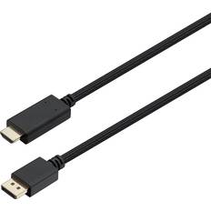 Sandstrøm Kabler Sandstrøm DisplayPort HDMI-kabel