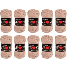 Garen en Naai Benodigdheden We Love Yarn We Love Yarn 8/4 Cotton Color Pack 01 Café Latte 30