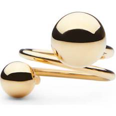 17,5 Ringe CU Jewellery Globe big ring gold 16,5