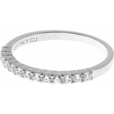 Rodium Ringar CU Jewellery Two stone ring Silver