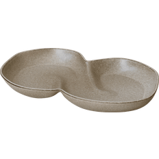 Beige Servierplatten DBKD Bun Serving Dish