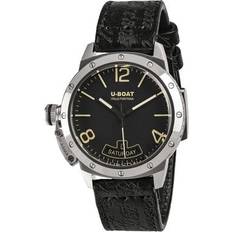 U-Boat Wrist Watches U-Boat CLASSICO 40mm Vintage Screws Bezel Black 8890 Black