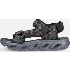 Skechers Sort Sandaler Skechers S-Lights Hypno Drenge Sandal BLACK/OLIVEN