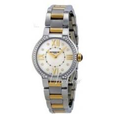 Raymond Weil Damklocka 5927-SPS-00995 Noemia Vit/Gulguldtonat