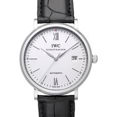 IWC Armbandsur IWC IW356501 Portofino Silverfärgad/Läder Ø40 mm