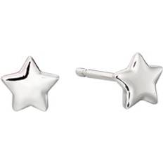 Little Star Silver Ava Star Stud Earrings