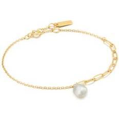 Ania Haie Gold Pearl Chunky Bracelet