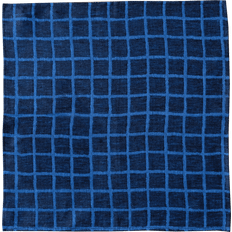 Ternede Jacquardvævede Servietter 2 Pak Blue-Black