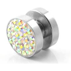 Fort Tempus 10mm Farverig Zirkon Magnet Ørering