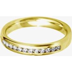 Jewellery 18ct Gold 2.5mm Channel Set Diamond Court Wedding Ring WGH5/2.5R125 18Y HSI-K