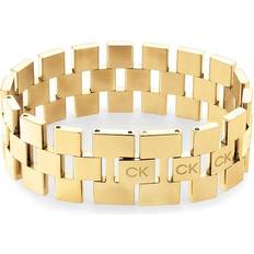 Smycken Calvin Klein länk armband för kvinnor GEOMETRIC samling, En storlek, Rostfritt stål, Ingen ädelsten