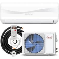 Split air conditioner Costway 9000 BTU 17 SEER2 208-230V Ductless Mini Split Air Conditioner and Heater