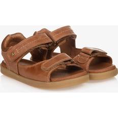 Bobux Sandals Children's Shoes Bobux Kid Tan Brown Leather Sandals