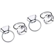 Transparent Servettringar Premier Housewares set diamant Servettring