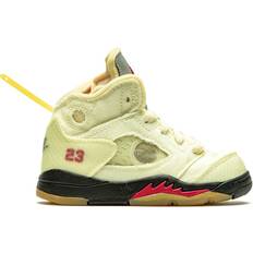 Sneakers Nike AIR Jordan 5 Retro SP TD - Sail/Fire Red/Muslin/Black