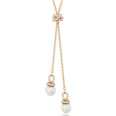 Necklaces on sale Swarovski Originally Y pendant, White, Rose gold-tone plated