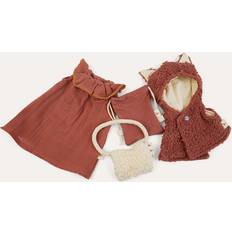 Fabelab Dockor & Dockhus Fabelab Doll Clothes Set Fox Cape Röd One Size
