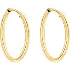 Our Legacy Smycken Our Legacy Örhängen 9k guld rörformade hoops mm