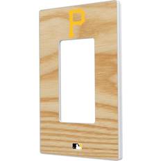 Keyscaper Pittsburgh Pirates Baseball Bat Design Single Rocker Light Switch Plate