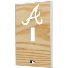 Atlanta Braves Sports Fan Products Keyscaper Atlanta Braves Baseball Bat Design Single Toggle Light Switch Plate