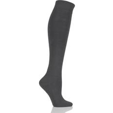 Solid Colour Socks SockShop Pair Plain Bamboo Knee High with Comfort Cuff and Smooth Toe Seams