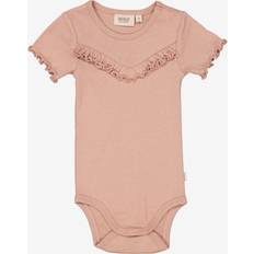 Wheat WHEAT Kortærmet Flæse Rib Body rose dawn