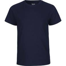 128/134 T-shirts Børnetøj Neutral Økologisk Bomulds T-Shirt Junior Navy 92/98