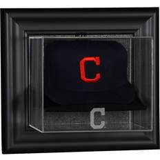 Sports Fan Products Fanatics Authentic Cleveland Indians Black Framed Wall-Mounted Logo Cap Display Case