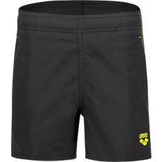 Arena Badbyxor Barnkläder Arena Boys' Beach Boxer Solid, badshorts junior Black-soft Green 12-13