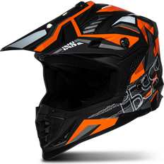 iXS Casco de Cross iXS363 2.0 Negro Mate-Naranja-Antracita 61-62cm Unisexo, Adulto