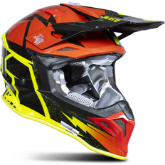 J39 Just1 J39 Poseidon MX Helmet - Black Yellow Fluo Red Adult