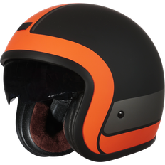 Origine Helm demi-jet sprint record matte black/orange Schwarz