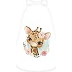 Herding Herding Baby Best Baby-Schlafsack, Giraffen-Motiv, 90 x 45 cm, Seitlich umlaufender Reißverschluss und Druckknöpfe