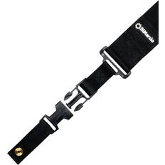 DiMarzio DiMarzio ClipLock Elastic Stretch Quick Release 2" Guitar Strap, BLACK NYLON