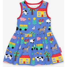 Organic Farm Print Summer Dress 2-3y