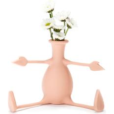 Peleg Design Florino Friendly Flower Modern Home D'cor Vase Peach Vase