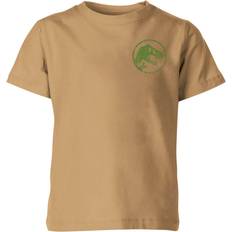 Dinosaurs Tops Jurassic Park Into The Wild Kids' T-Shirt Tan 11-12 Years