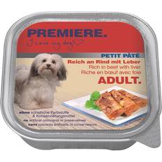 PREMIERE Hunde Kæledyr PREMIERE Adult Petit Paté, alu-bakke okse & lever