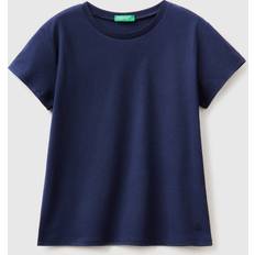 L Bodys United Colors of Benetton T-shirt In Puro Cotone Bio - Blu Scuro