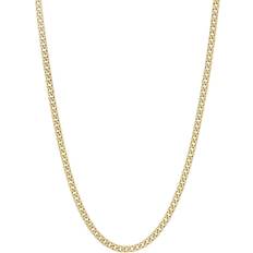 Unisex Necklaces GLD Micro Cuban Chain Necklace 3mm - Gold