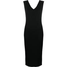 Moncler Women Dresses Moncler knitted midi dress women Viscose/Polyamide Black