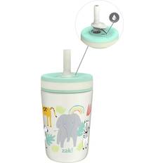 Zak Designs Zak Designs Kelso Toddler Cups For Travel or At Home, 12oz Vacuum Insulated Stainless Steel Sippy Cup With Leak-Proof Design is Perfect For Kids Safari