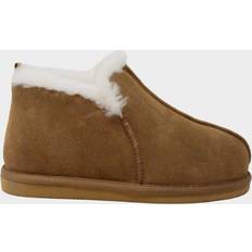 Dam - Multifärgade Innetofflor Fred Women's Sheepskin Ribbon Slippers Camel