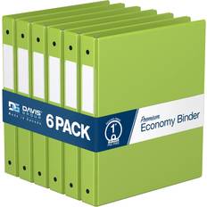 Office Supplies Davis Group Premium Economy 1-Inch 3-Ring Binder Pack of 6
