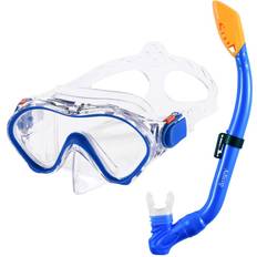 Junior Snorkel Sets Adicop Kids Snorkel Set Dry Top Snorkel Mask with Carrying Bag Kids Youth Junior Snorkeling Gear for Boys and Girls Age from 5-13 Years Old