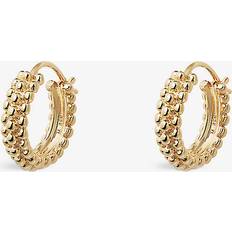 Missoma Womens Gold Baya Mini 18ct Yellow Gold-plated Vermeil Sterling Silver Hoop Earrings