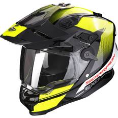 Scorpion ADF-9000 AIR TRAIL Black/Neon Yellow Casco