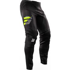 Gula Motorcykelbyxor Shot Speck Crossbyxor - Svart/Neongul